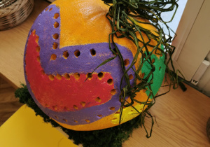 Lampion z dyni - wyzwanie Teodora: "antynudek"
