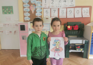 Liwia z kolegą