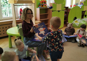 Spotkanie autorskie z panią Anną Włodarkiewicz - ciocią Ignacego