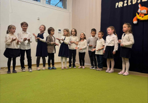 Występ podczas Pasowania na Przedszkolaka