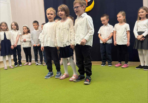 Występ podczas Pasowania na Przedszkolaka