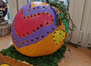 Lampion z dyni - wyzwanie Teodora: "antynudek"