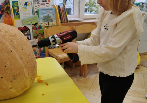 Lampion z dyni - wyzwanie Teodora: "antynudek"