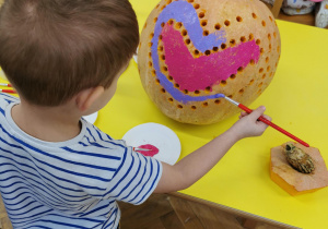 Lampion z dyni - wyzwanie Teodora: "antynudek"