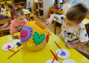 Lampion z dyni - wyzwanie Teodora: "antynudek"