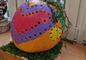 Lampion z dyni - wyzwanie Teodora: "antynudek"