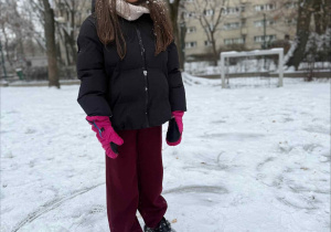 Zimowe szaleństwa na placu zabaw