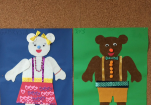 Misie - praca plastyczna