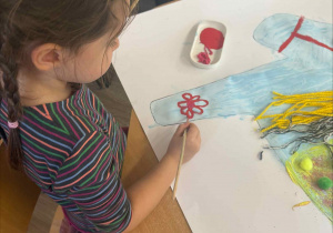 Dala horse-praca plastyczna