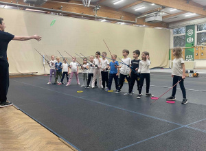 AWF zajęcia z szermierki