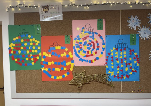 Dekorujemy bombki - zabawa matematyczna