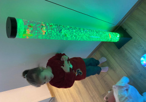 Zabawy sensoryczne w sali SI