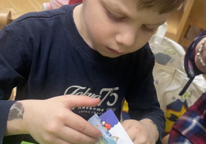 Statek - zabawka z recyklingu