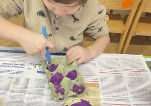 Statek - zabawka z recyklingu