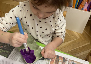 Statek - zabawka z recyklingu