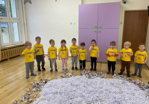 Zakończenie olimpiady- śnieżkowa bitwa