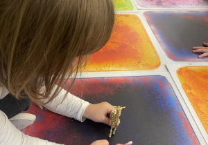 Zwierzęta egzotyczne - zabawa sensoryczna