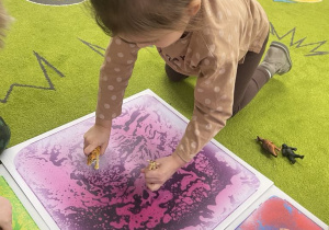 Zwierzęta egzotyczne - zabawa sensoryczna