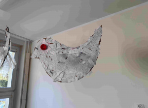 Ptak z surowców wtórnych