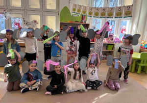 Słoń - zabawa oddechowa i relaksacyjna