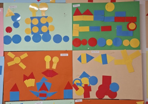 Obrazy z figur geometrycznych