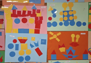 Obrazy z figur geometrycznych