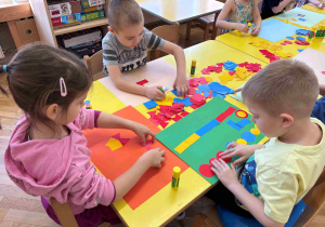 Obrazy z figur geometrycznych