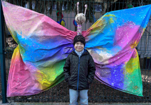 Motyl - zabawa sensoryczno - plastyczna