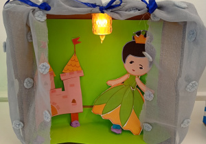 dzieci wykonują teatrzyk