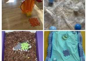 Cztery żywioły - zabawy sensoryczne