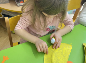 Kurczaczek - praca plastyczna