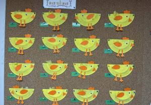 Kurczaczek - praca plastyczna