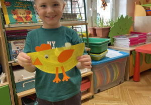 Kurczaczek - praca plastyczna