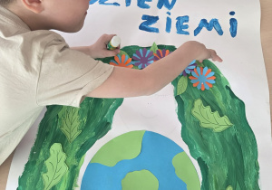 tworzenie plakatu na dzień ziemi
