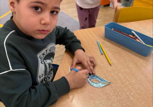 Maski weneckie-praca plastyczna