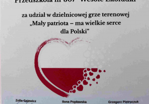 Mały patriota - gra terenowa