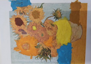 Praca dziecka "Słoneczniki"